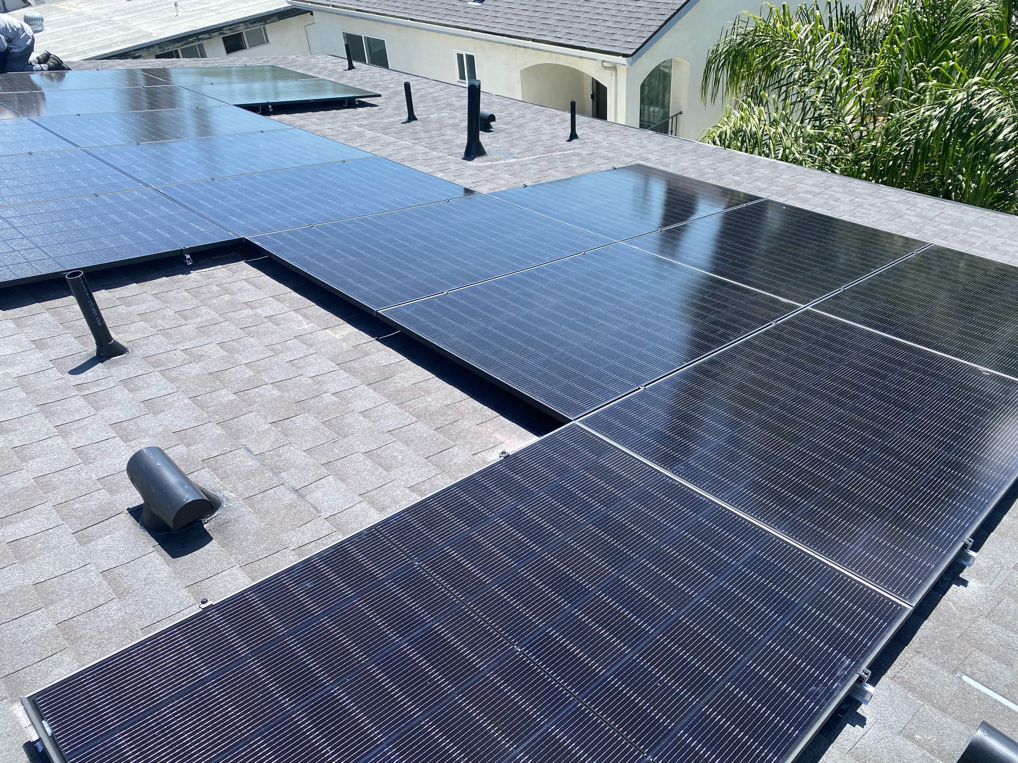 Solar installation equipment and roof detail